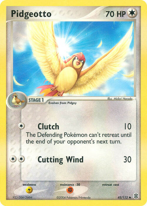 Pidgeotto Card Front