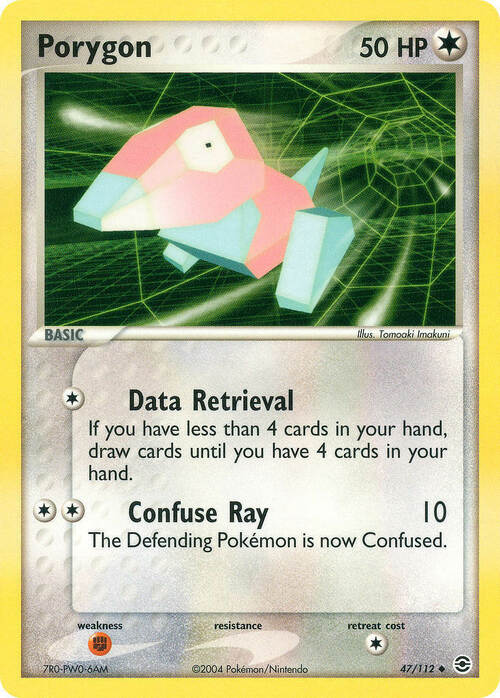 Porygon Card Front