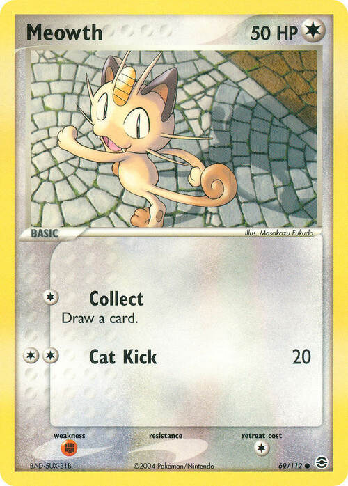 Meowth Card Front