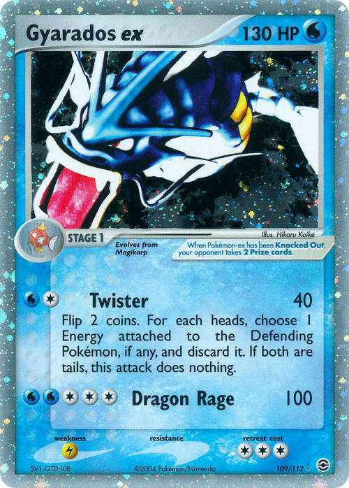 Gyarados ex Card Front