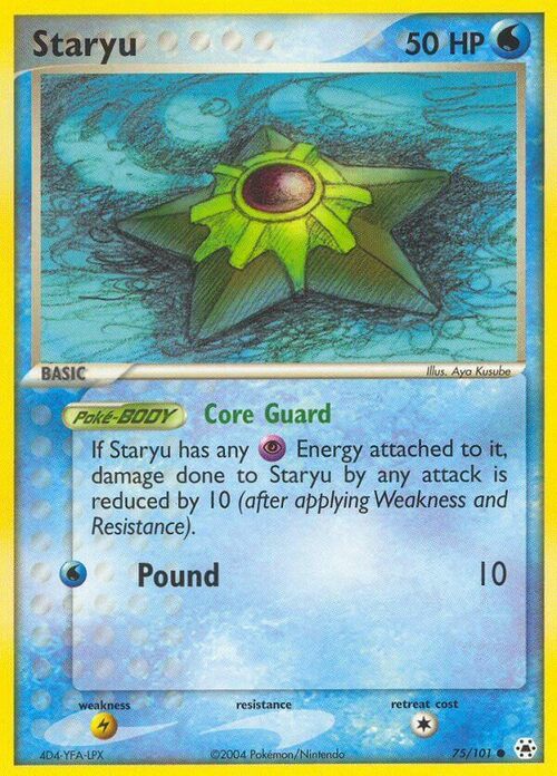 Staryu Card Front