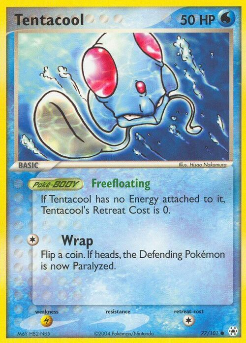 Tentacool Card Front