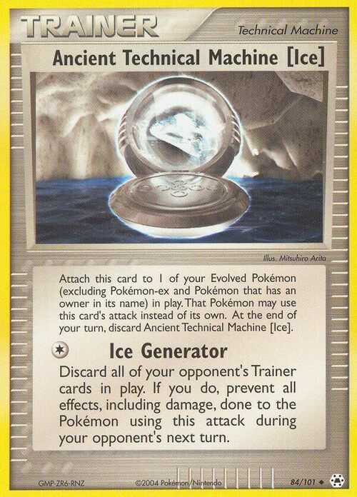 Ancient Technical Machine (Ice) Card Front