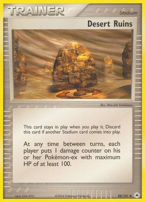 Desert Ruins Card Front