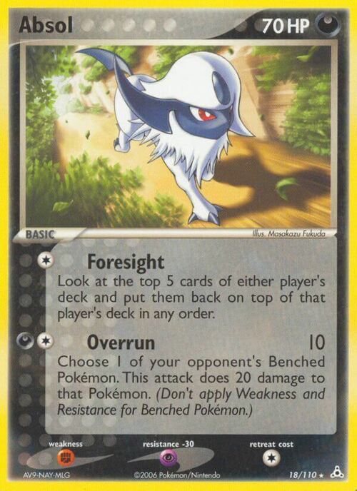 Absol Card Front