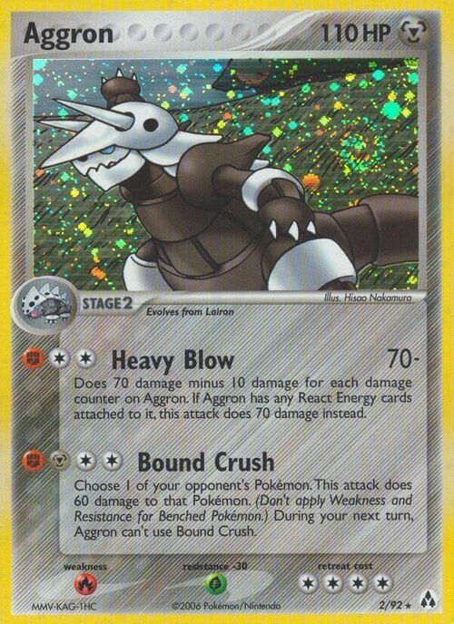 Aggron Card Front