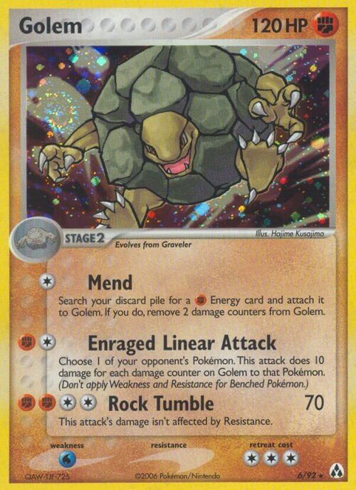 Golem Card Front