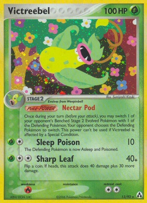 Victreebel Card Front