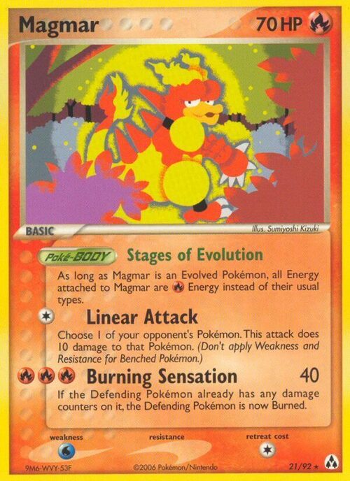 Magmar Card Front