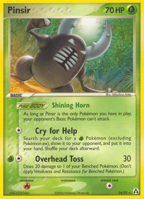 Pinsir Card Front