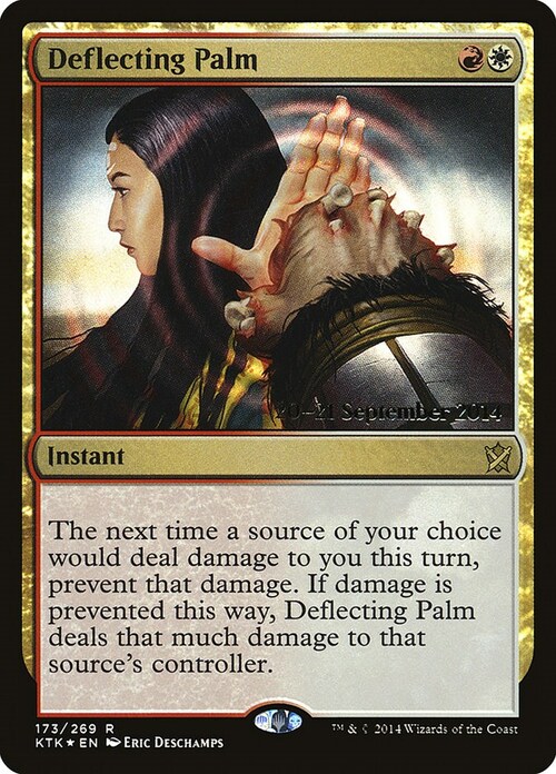 Deflecting Palm Card Front