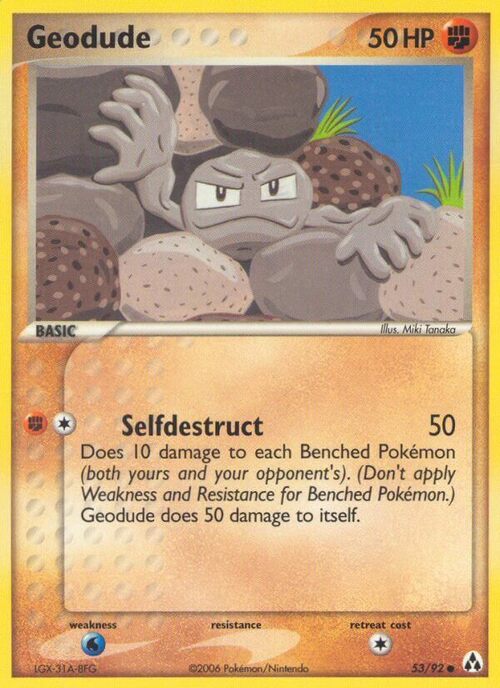 Geodude Card Front