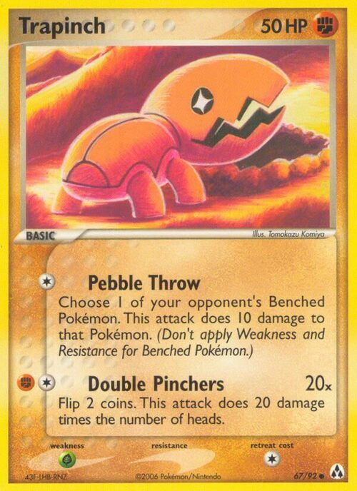 Trapinch Card Front