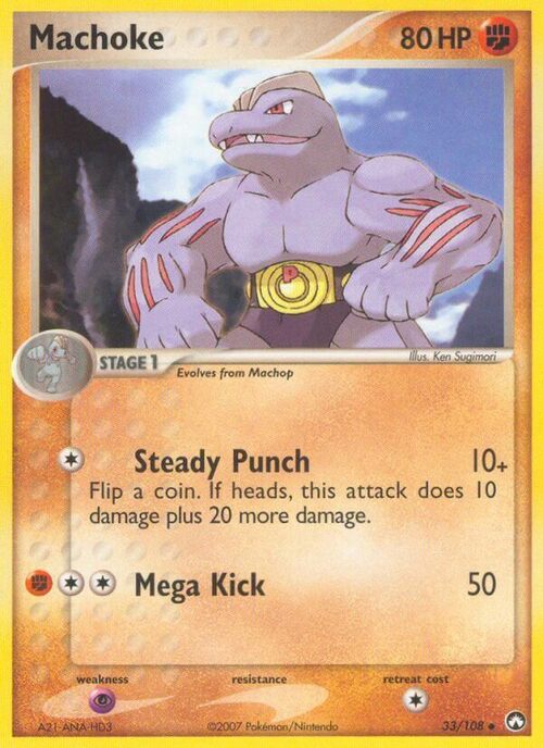 Machoke Card Front