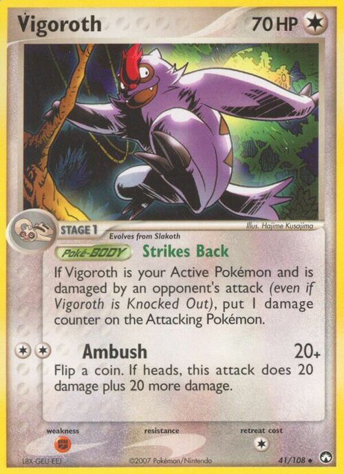 Vigoroth Card Front