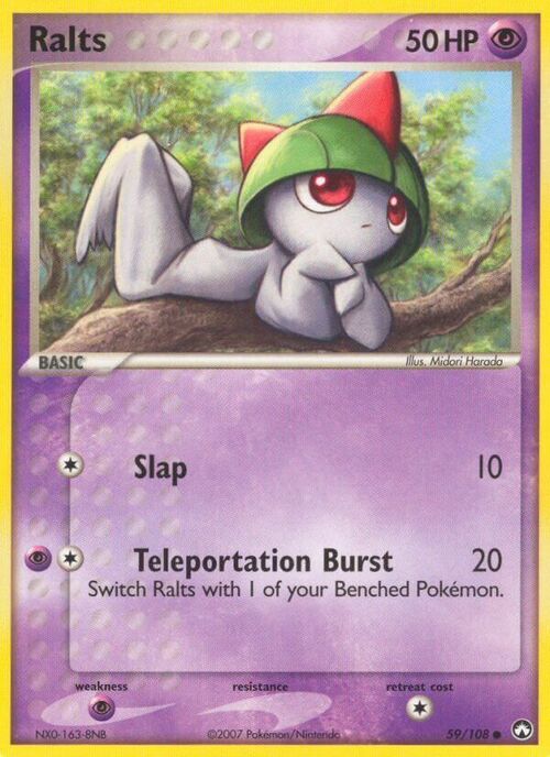 Ralts Card Front