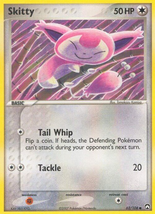 Skitty Card Front