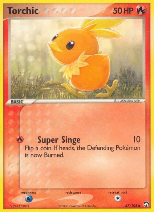 Torchic Card Front