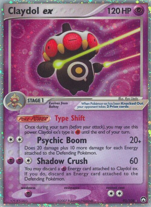 Claydol ex Card Front