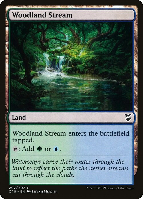 Woodland Stream Card Front