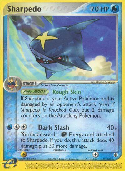 Sharpedo Card Front