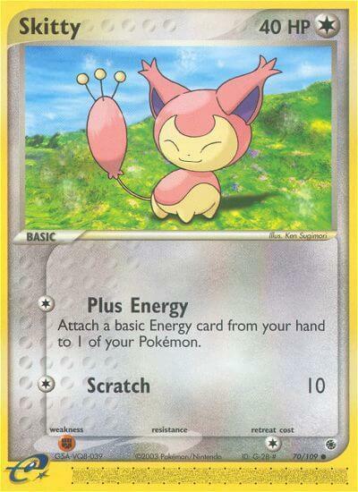 Skitty Card Front