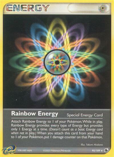 Rainbow Energy Card Front