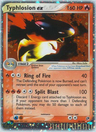 2024 Pokemon Typhlosion EX Rare Holo