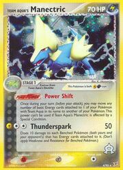 Team Aqua's Manectric