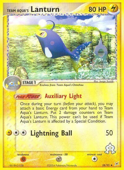 Team Aqua's Lanturn Card Front