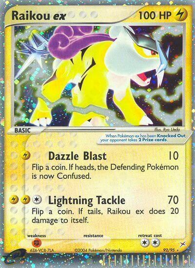 Raikou ex Card Front