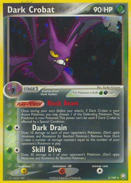 Dark Crobat Card Front