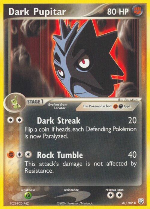 Dark Pupitar Card Front