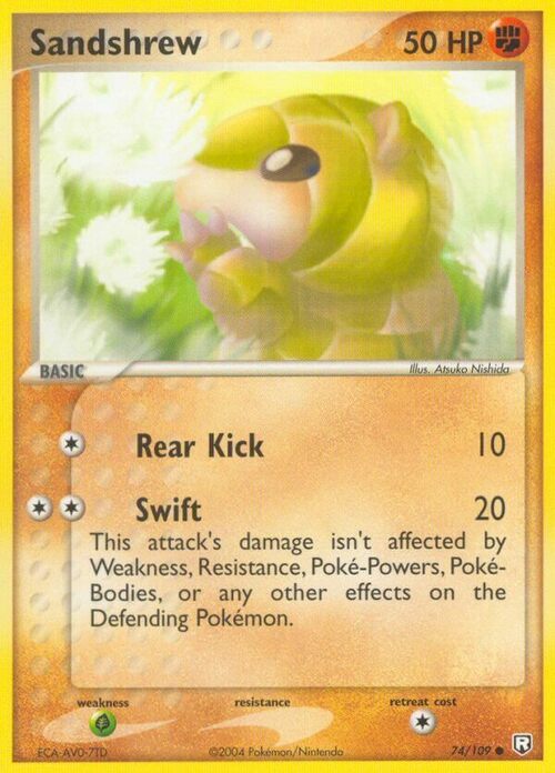 Sandshrew Card Front