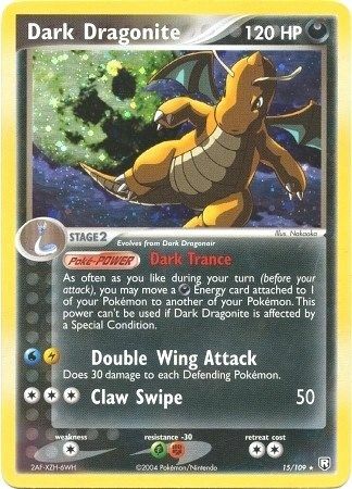 Dark Dragonite Card Front