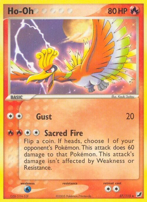 Ho-Oh Card Front