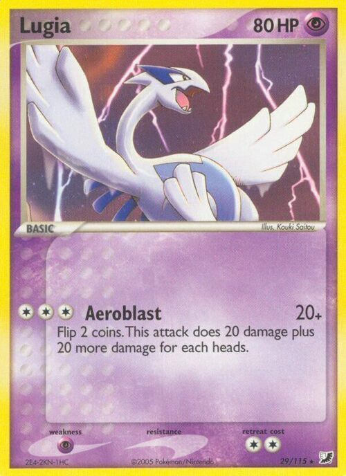 Lugia Card Front