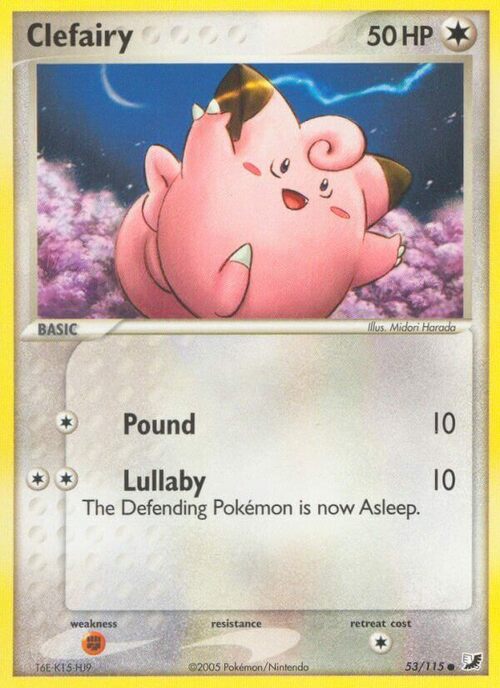 Clefairy Card Front