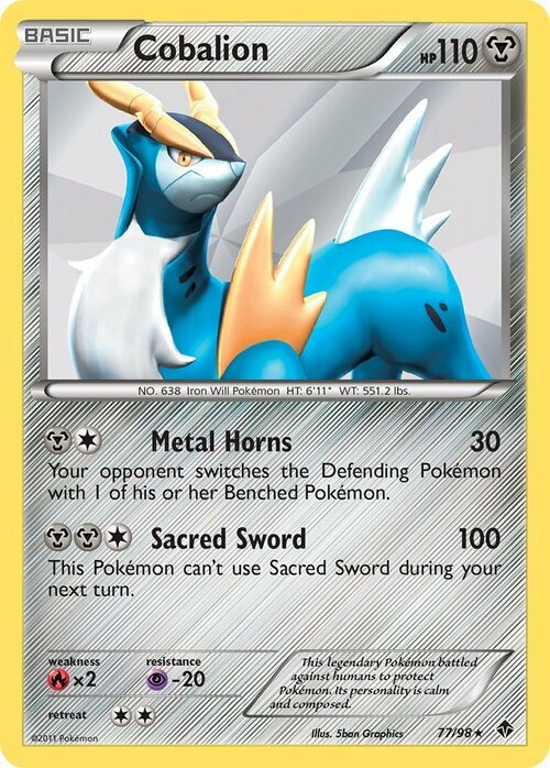 Cobalion Card Front