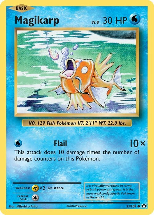 Magikarp Card Front