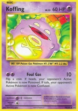 Koffing Card Front