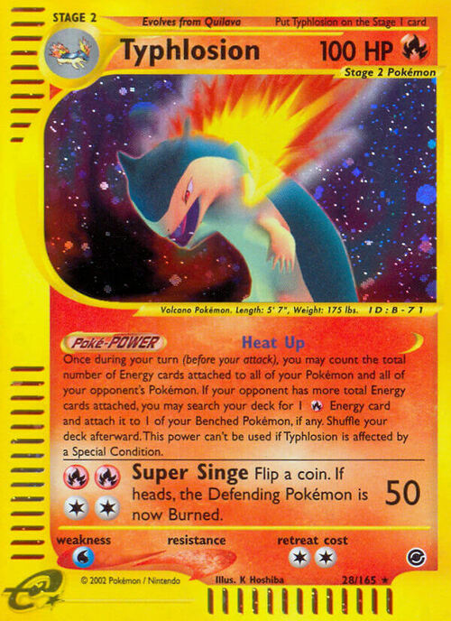 Typhlosion Card Front