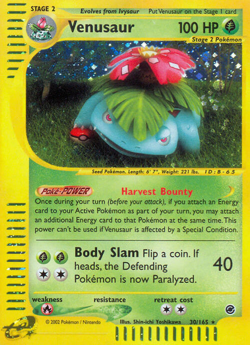 Venusaur Card Front