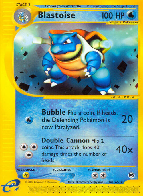 Blastoise Card Front