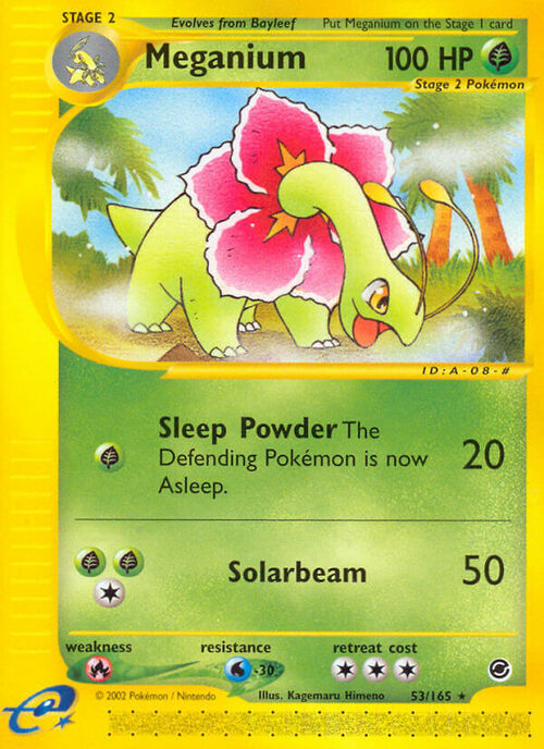 Meganium Card Front