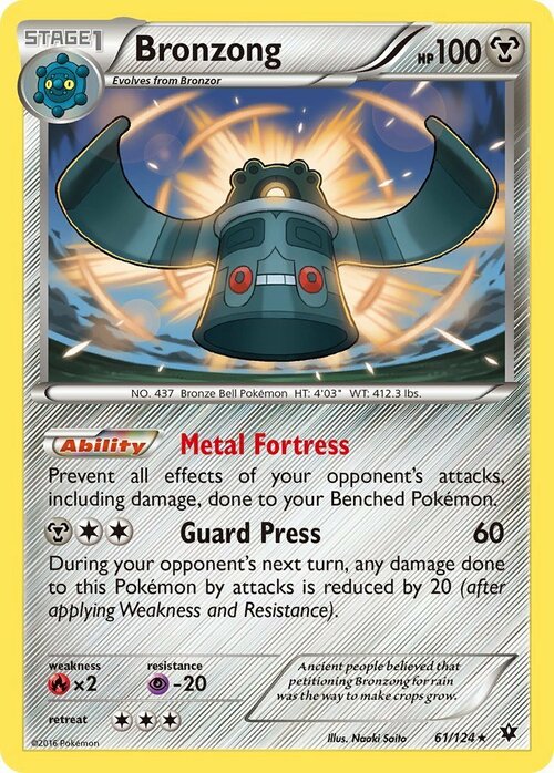 Bronzong Card Front