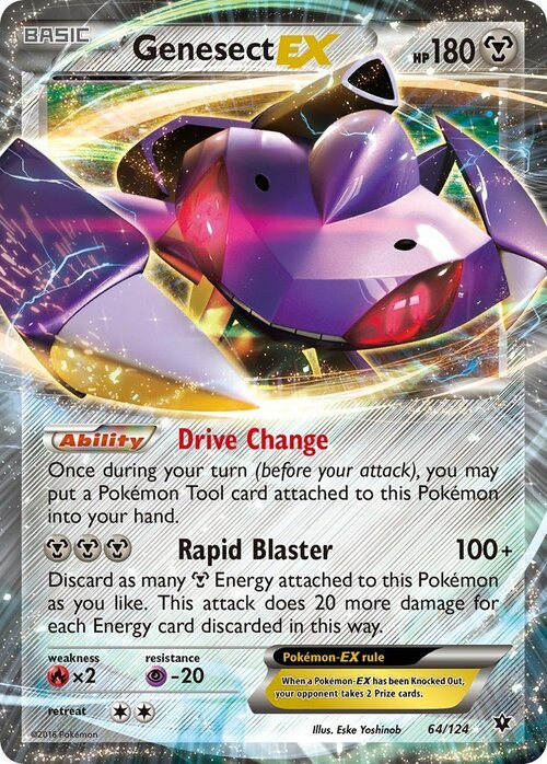 Genesect EX Card Front