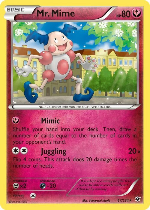 Mr. Mime Card Front