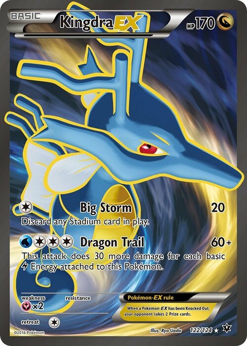 Kingdra EX Card Front