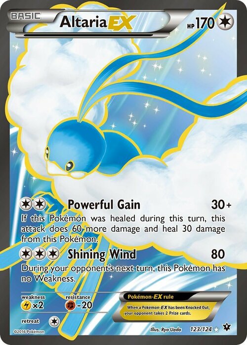 Altaria EX Card Front